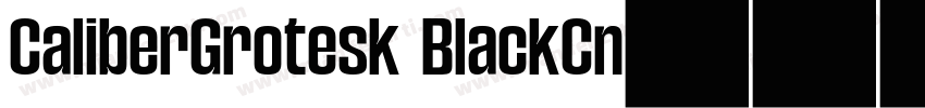 CaliberGrotesk BlackCn字体转换